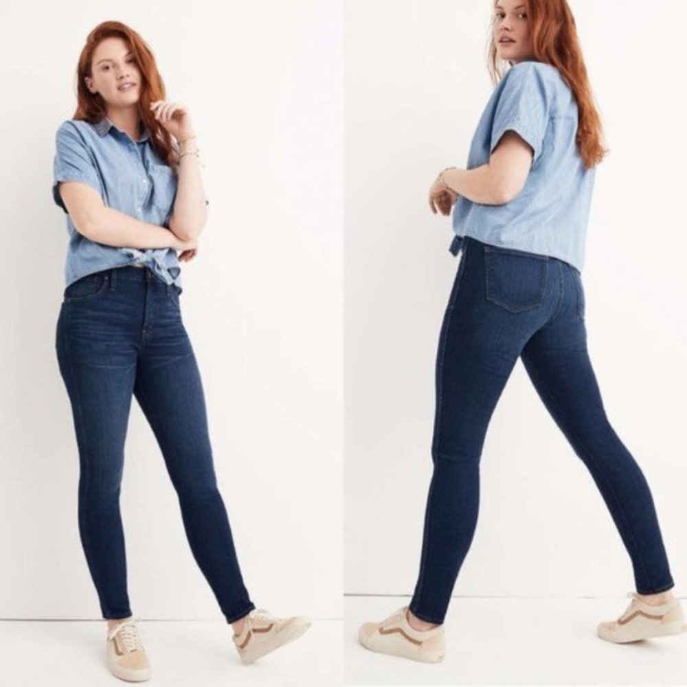 Madewell 10 inch high rise skinny size 27